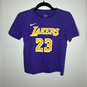 Nike Lakers LeBron James 23 Dri-Fit T Shirt Youth M